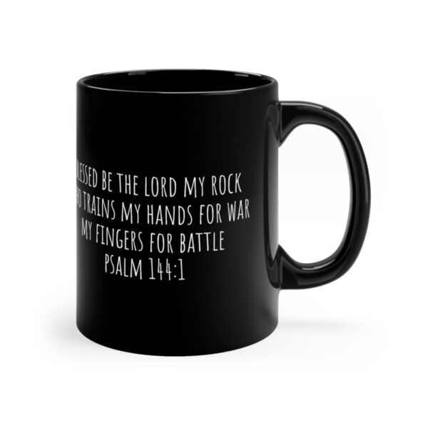 SV - Psalm 144:1 - 11oz Black Mug - Image 3