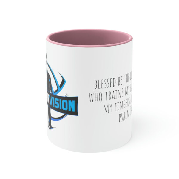 SV - Psalm 144:1 - Accent Coffee Mug, 11oz