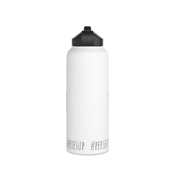 SV - White Stainless Steel Water Bottle, Standard Lid - Image 2