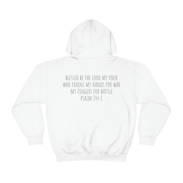 SV - Psalm 144:1 - Unisex Heavy Blend™ Hooded Sweatshirt - Image 11